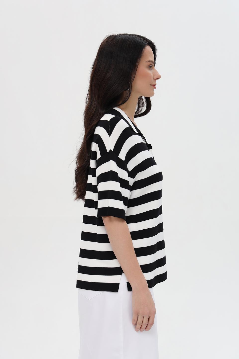 Пуловер Pezzo в полоску