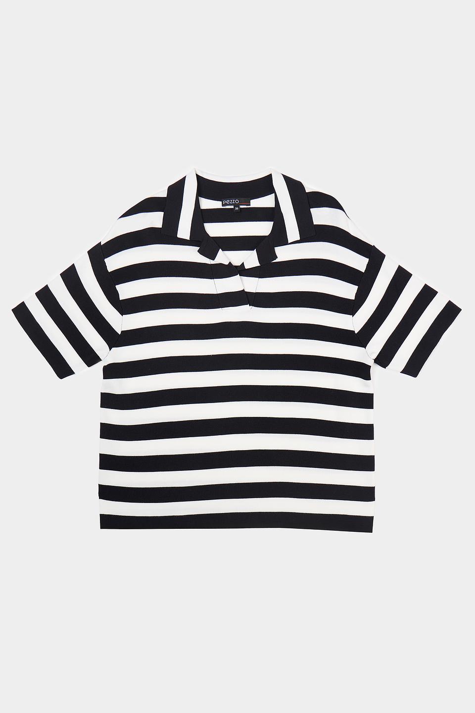 Пуловер Pezzo в полоску