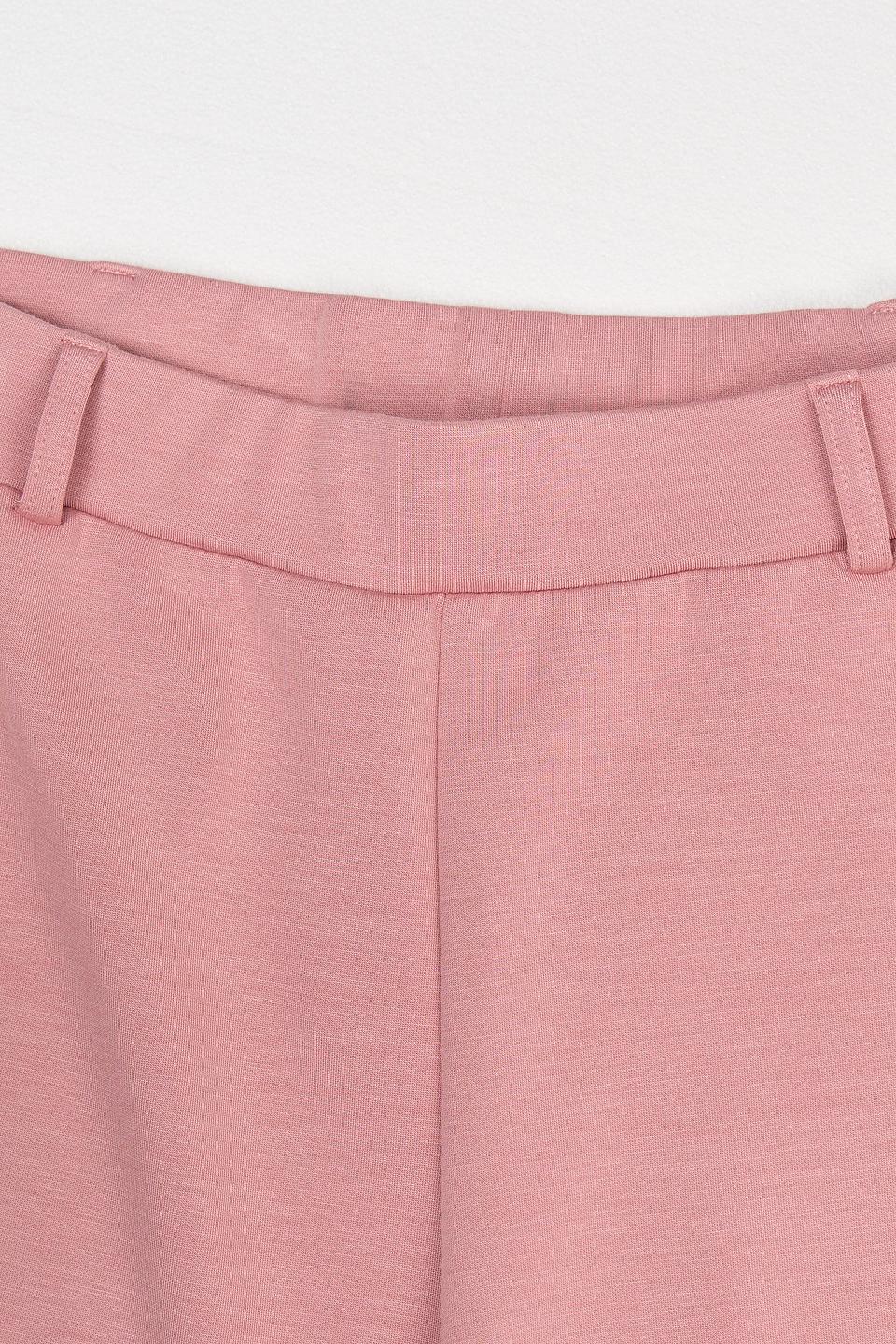 Брюки трикотажные Pezzo пудровые