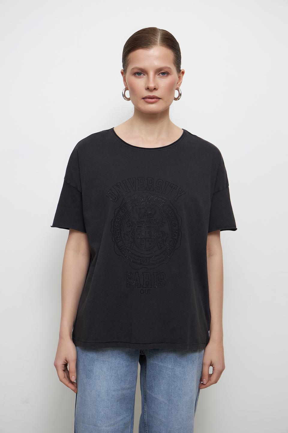 Футболка Oui Paris чёрная