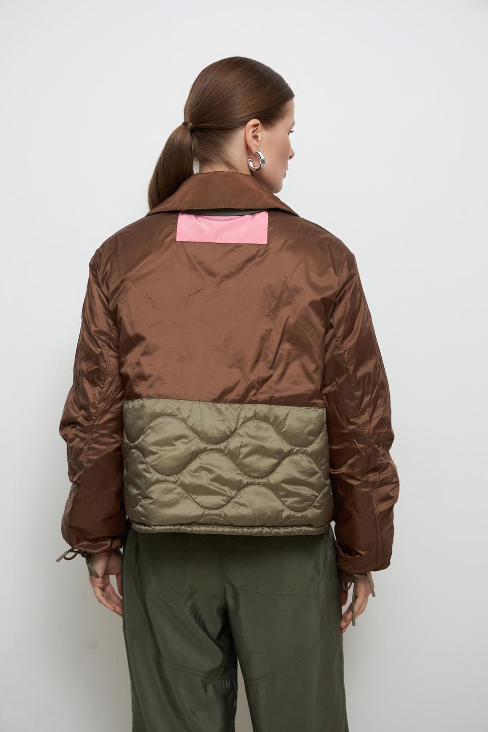 Куртка Oui стеганая хаки