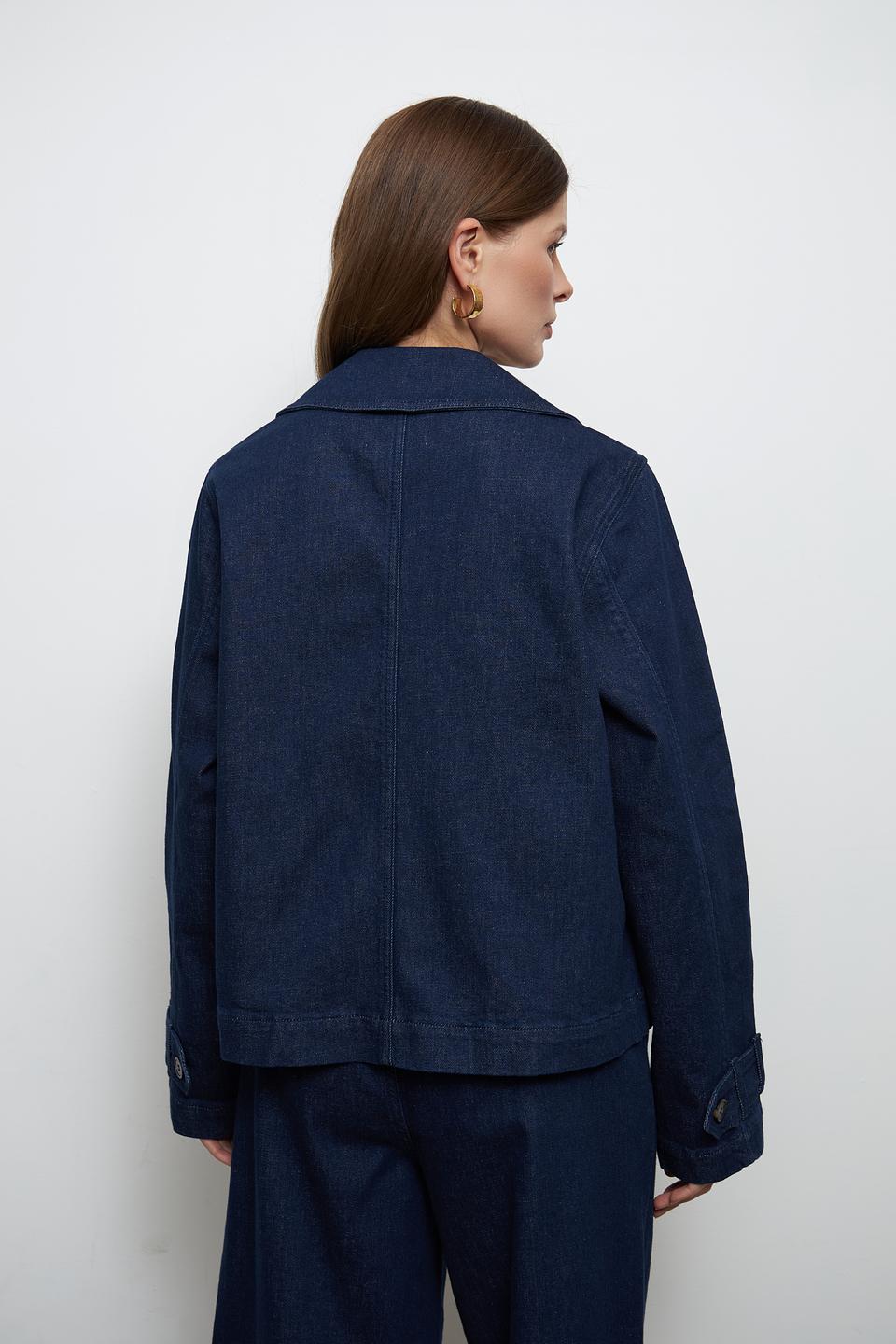 Жакет MORE and MORE джинсовый синий