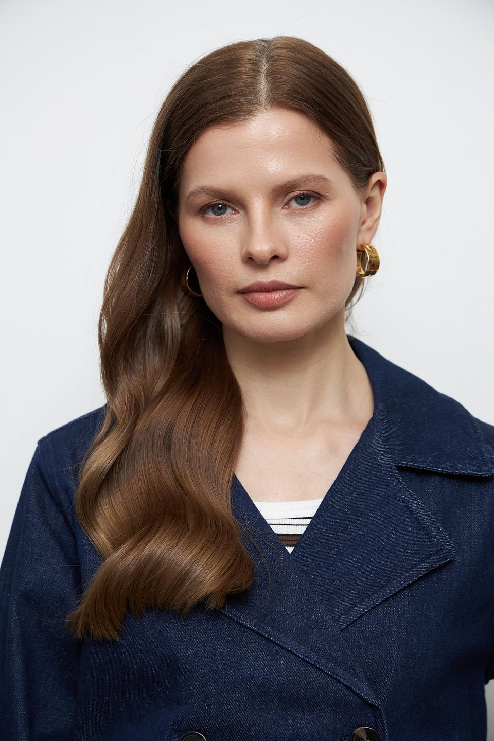 Жакет MORE and MORE джинсовый синий