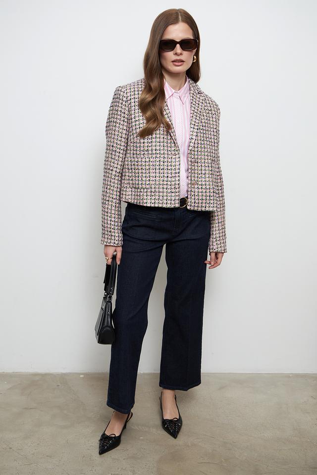 Джинсы Cambio клеш тёмно-синие