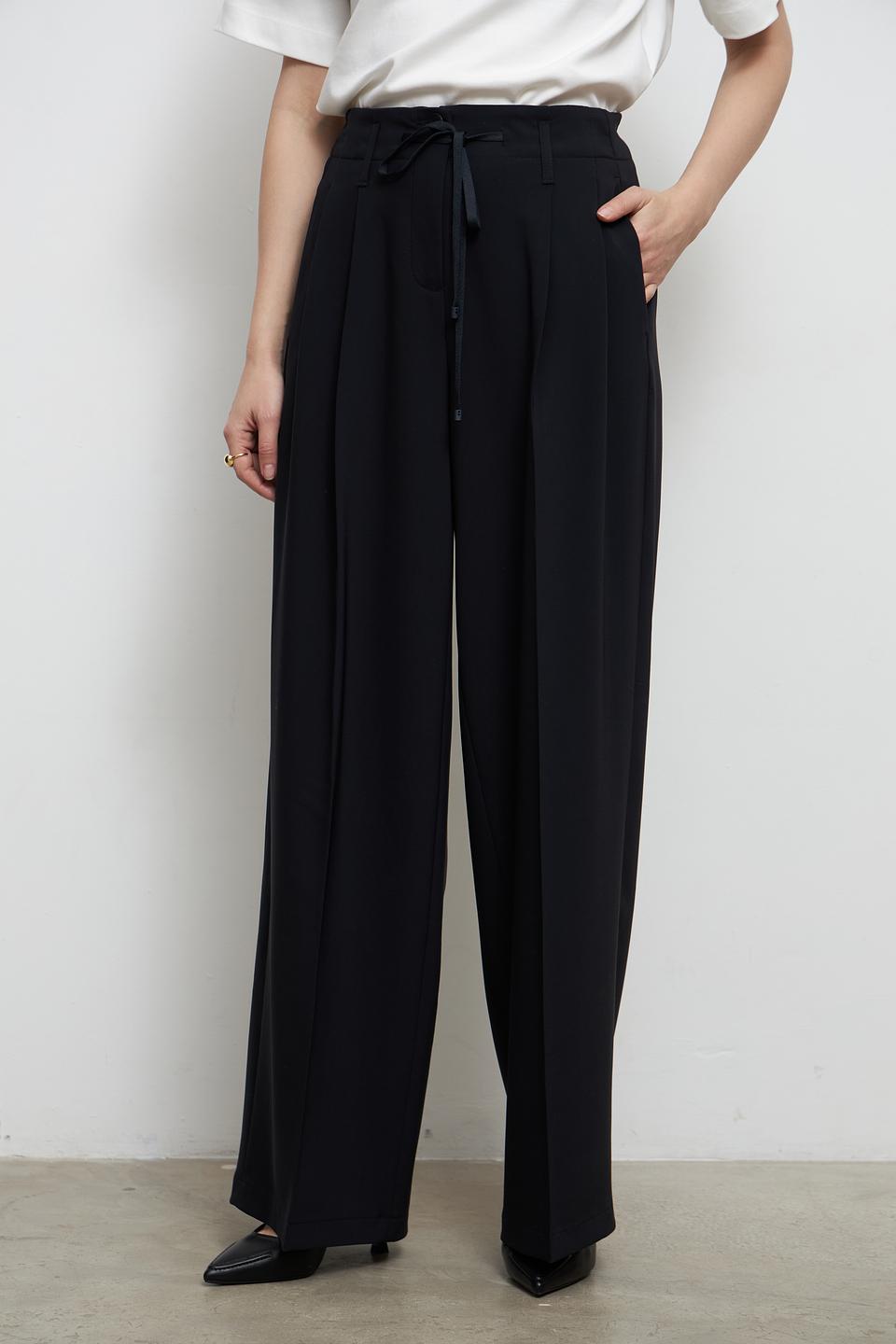 Брюки палаццо Cambio чёрные