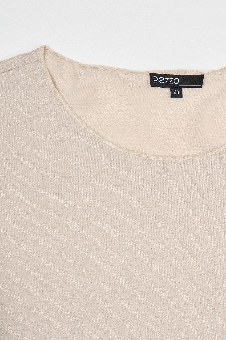 Футболка Pezzo бежевая с коротким рукавом