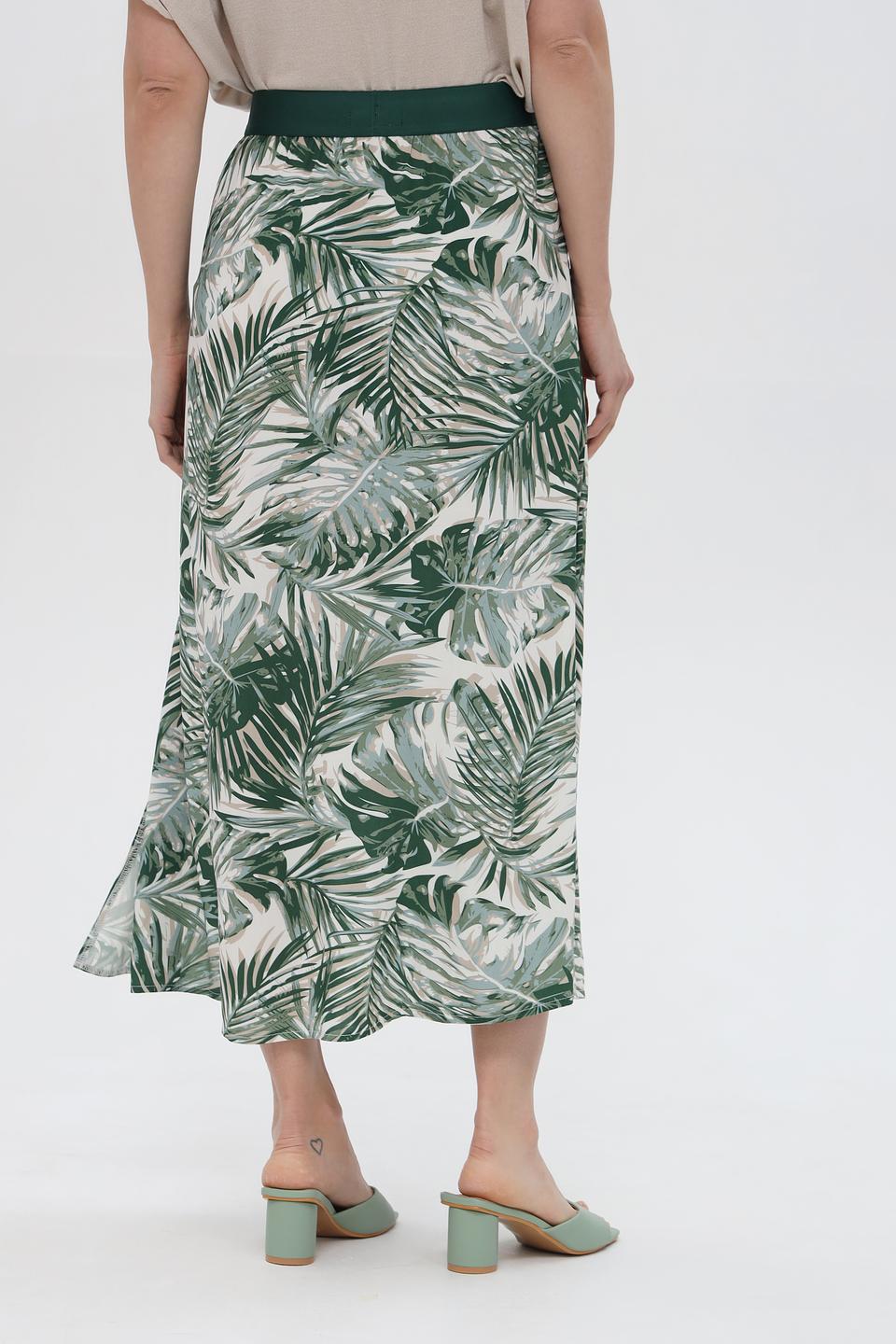 Юбка Pezzo с тропическим принтом