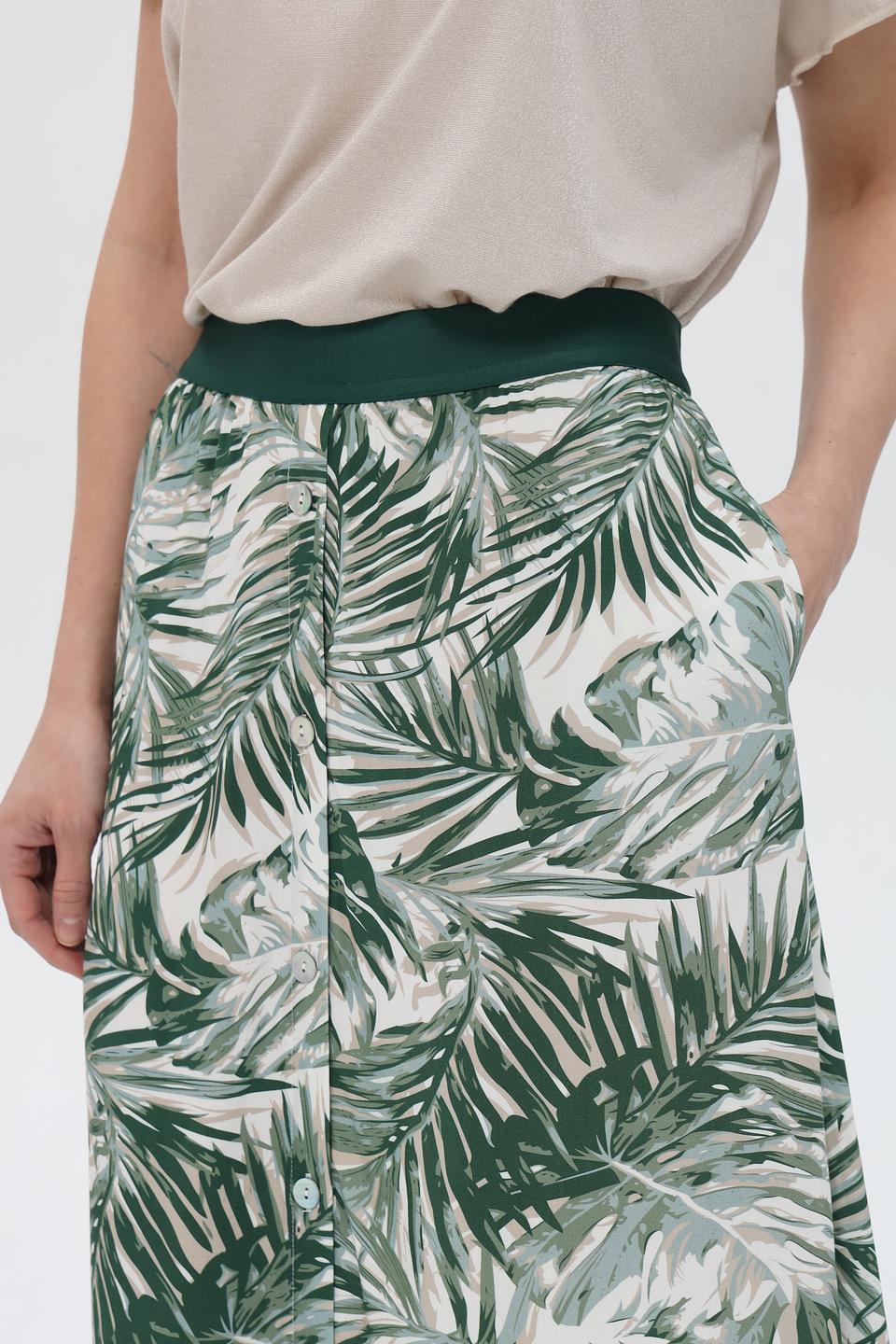 Юбка Pezzo с тропическим принтом