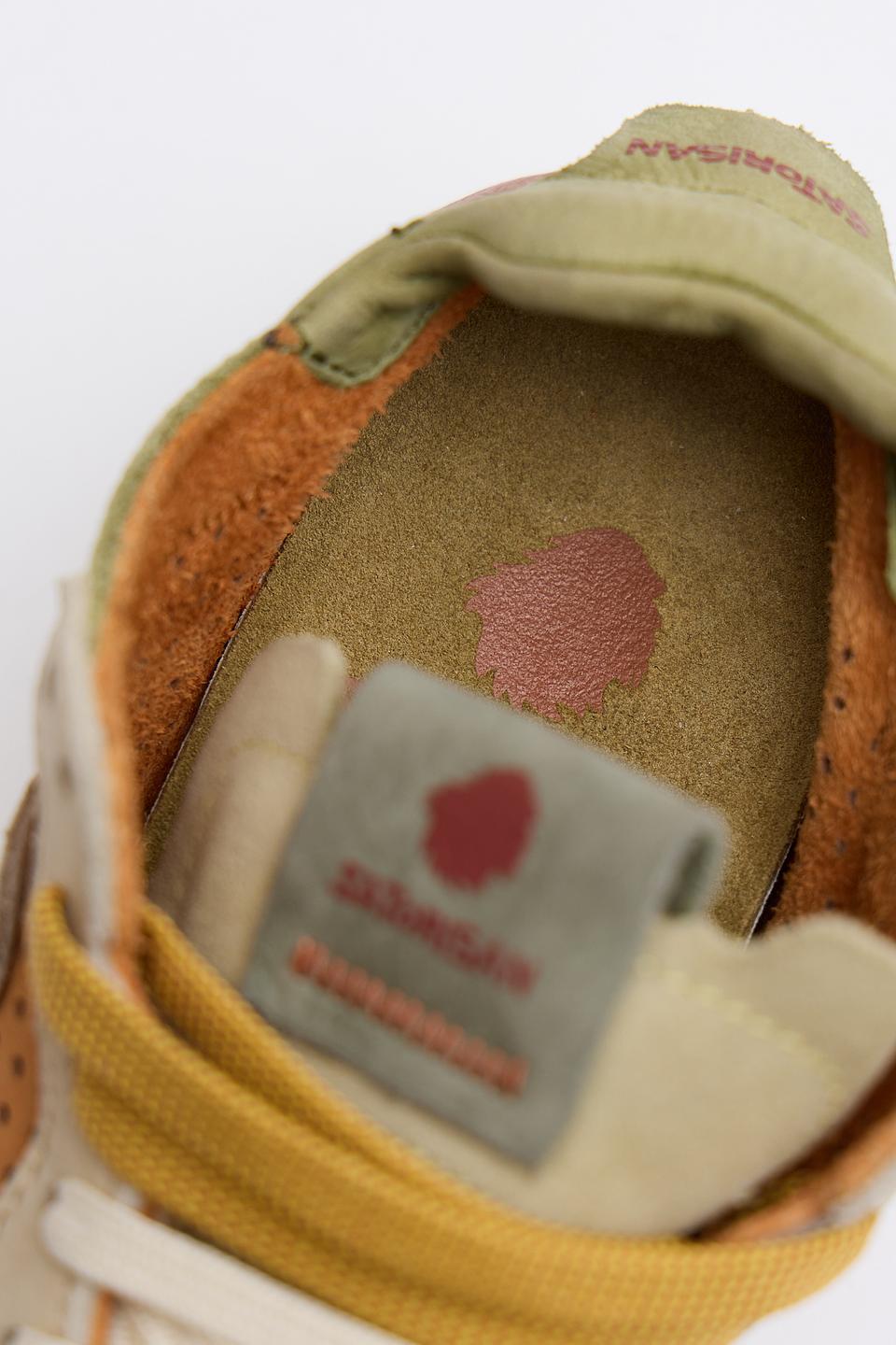 Кроссовки Satorisan с перфорацией бежевый