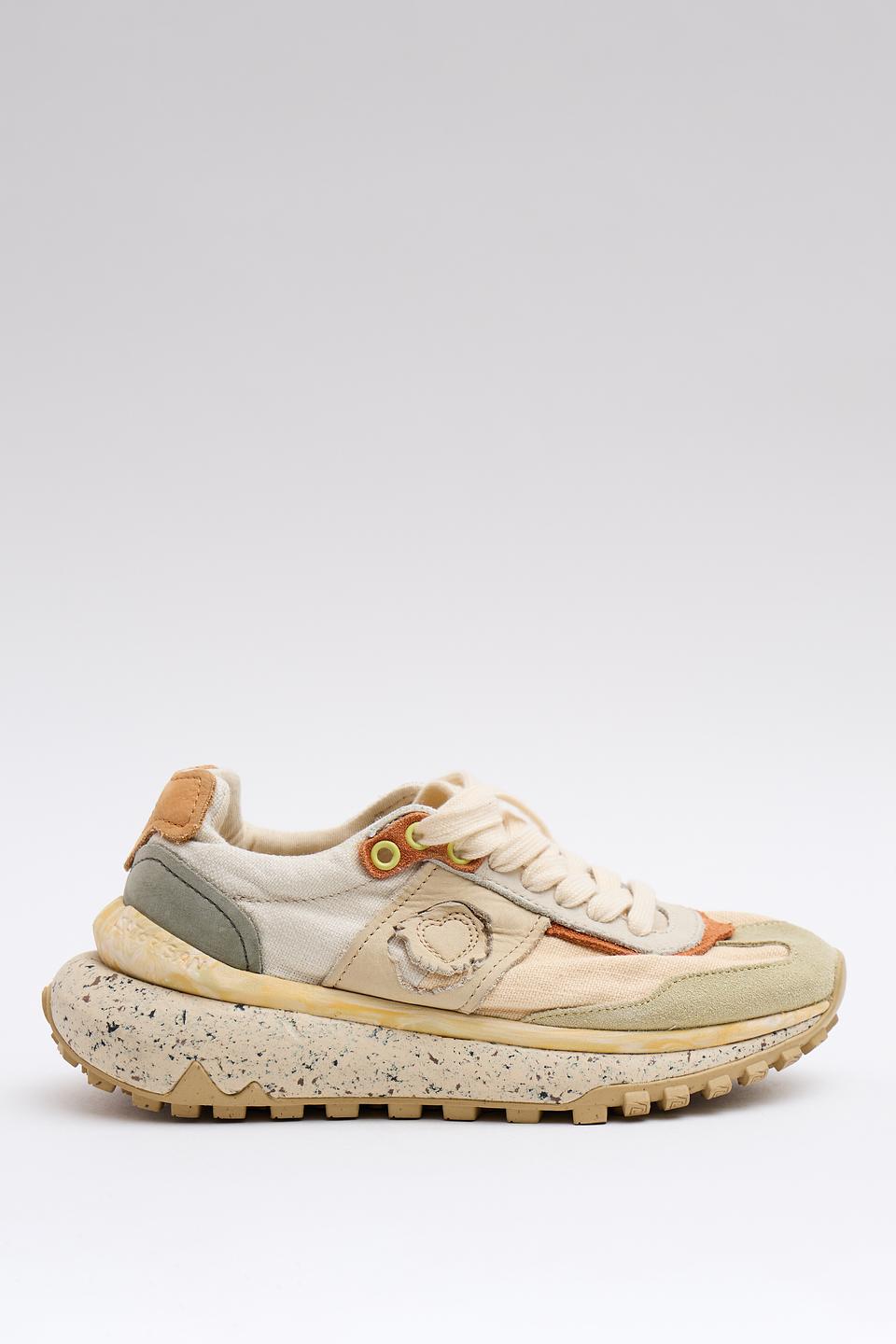 Кроссовки Satorisan бежевые