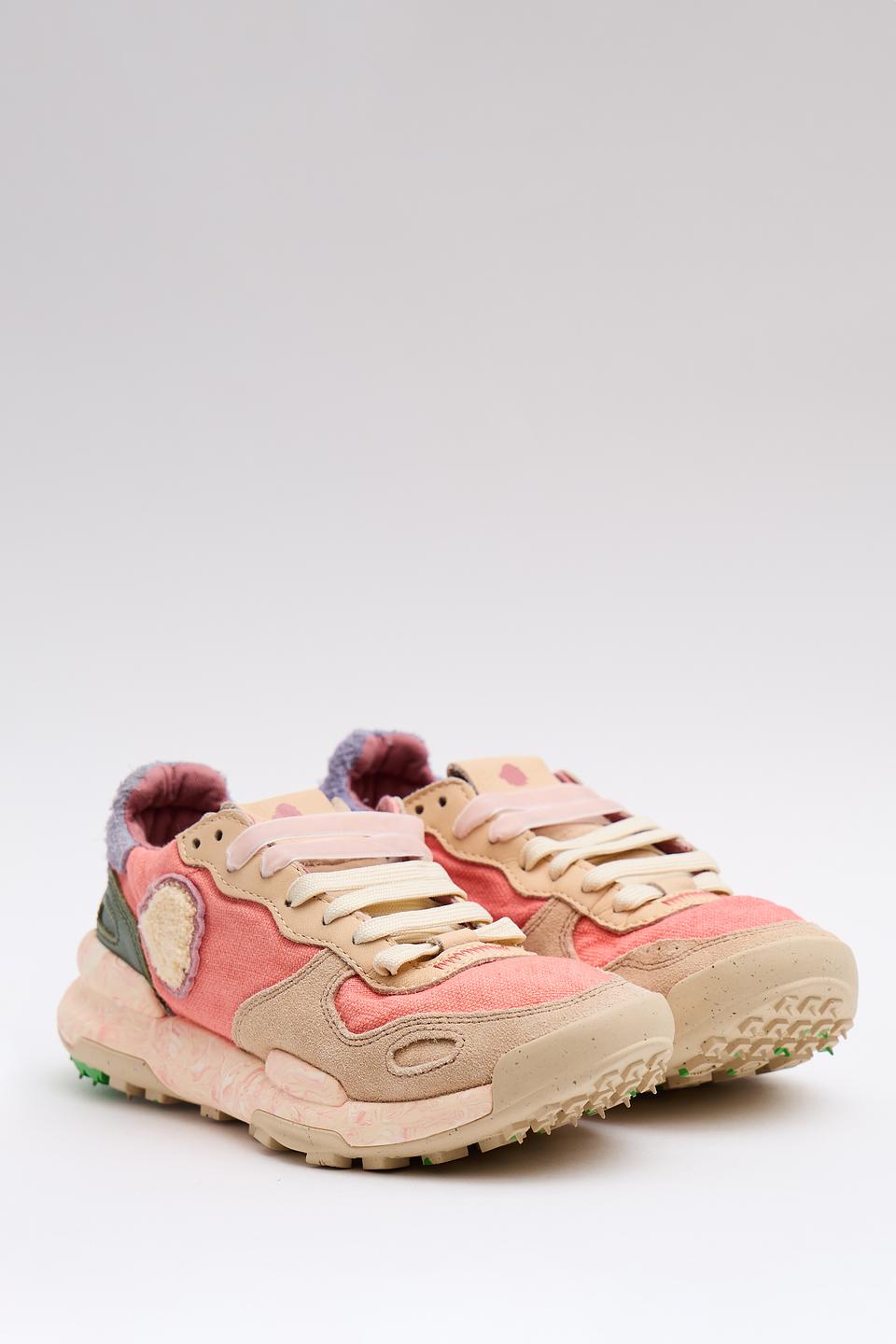 Кроссовки Satorisan с аппликацией розовый