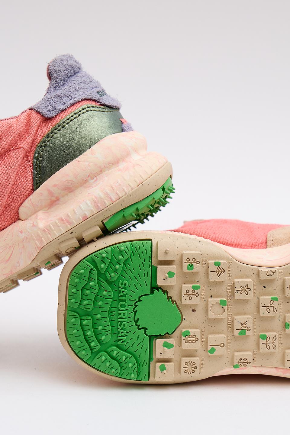 Кроссовки Satorisan с аппликацией розовый