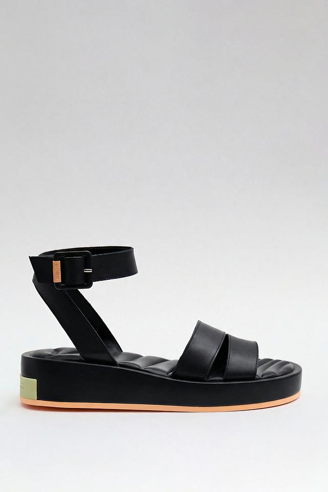 Сандалии Hoff кожаные чёрные