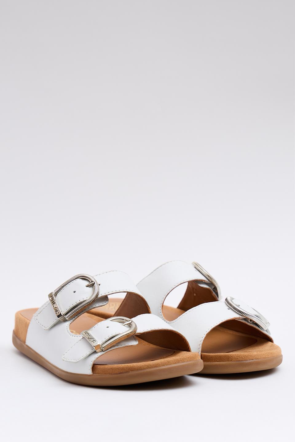 Сандалии Unisa с пряжками белый