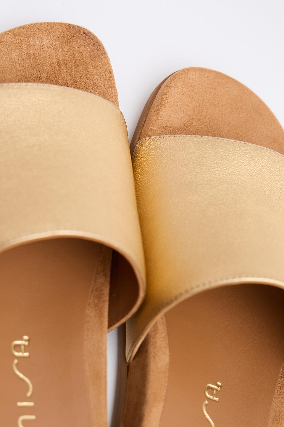 Слайдеры Unisa золотистые