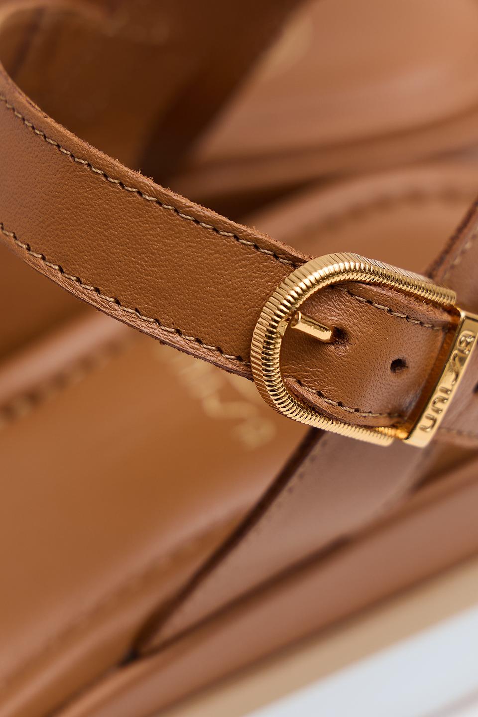 Сандалии Unisa плетеные коричневые