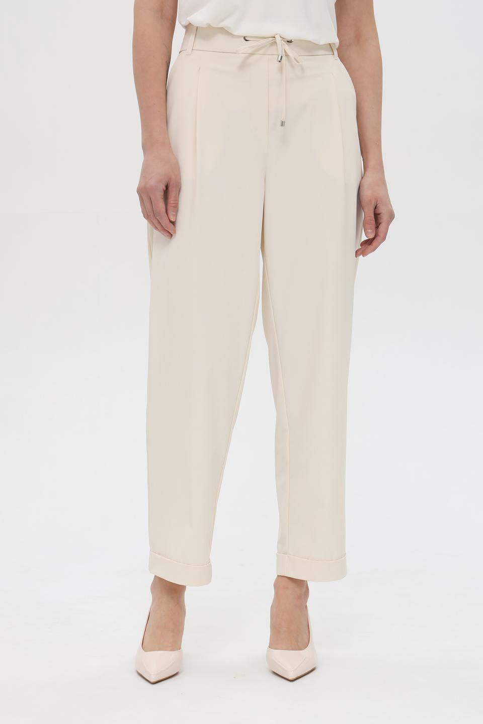 Брюки Pezzo прямого кроя бежевые