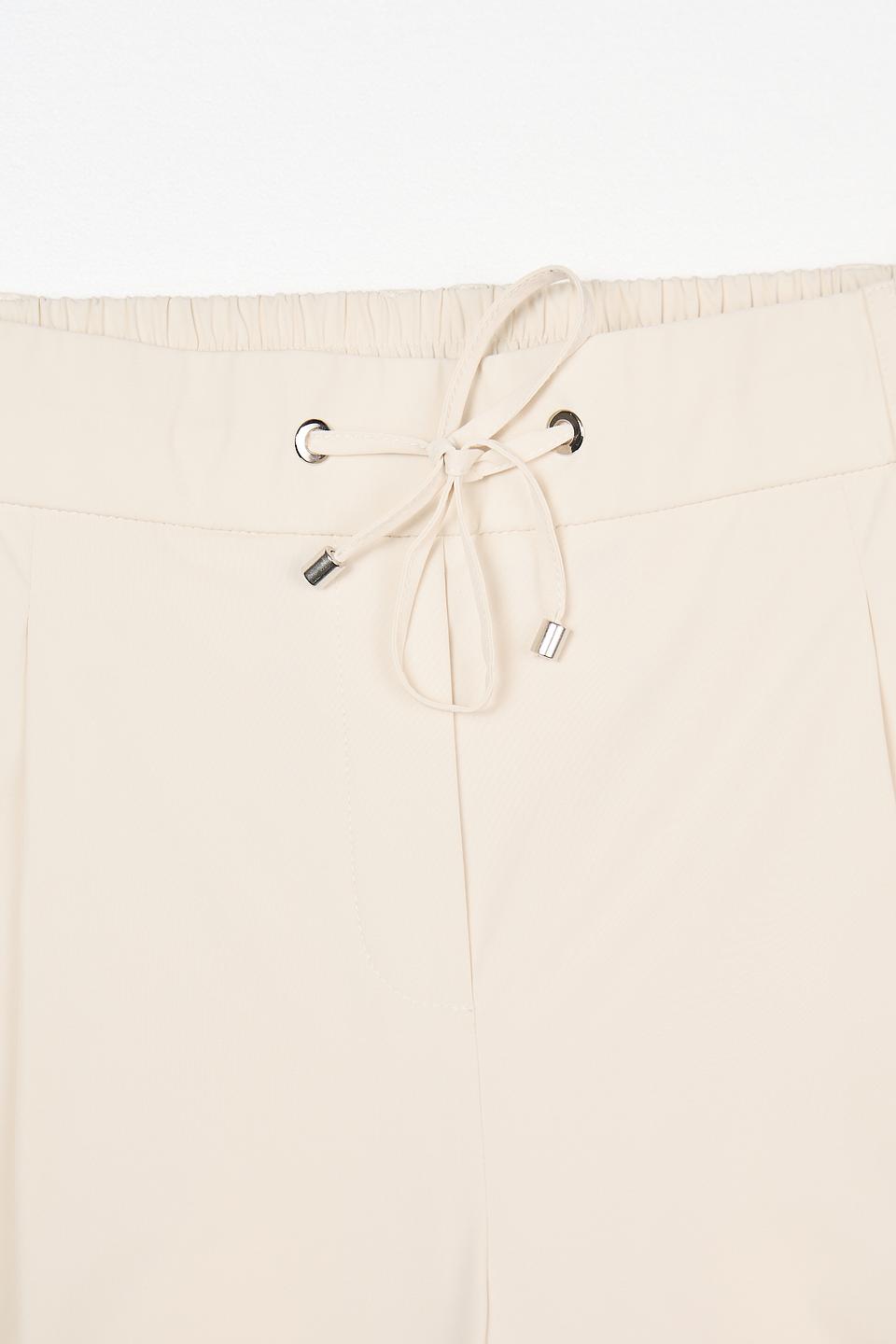 Брюки Pezzo прямого кроя бежевые