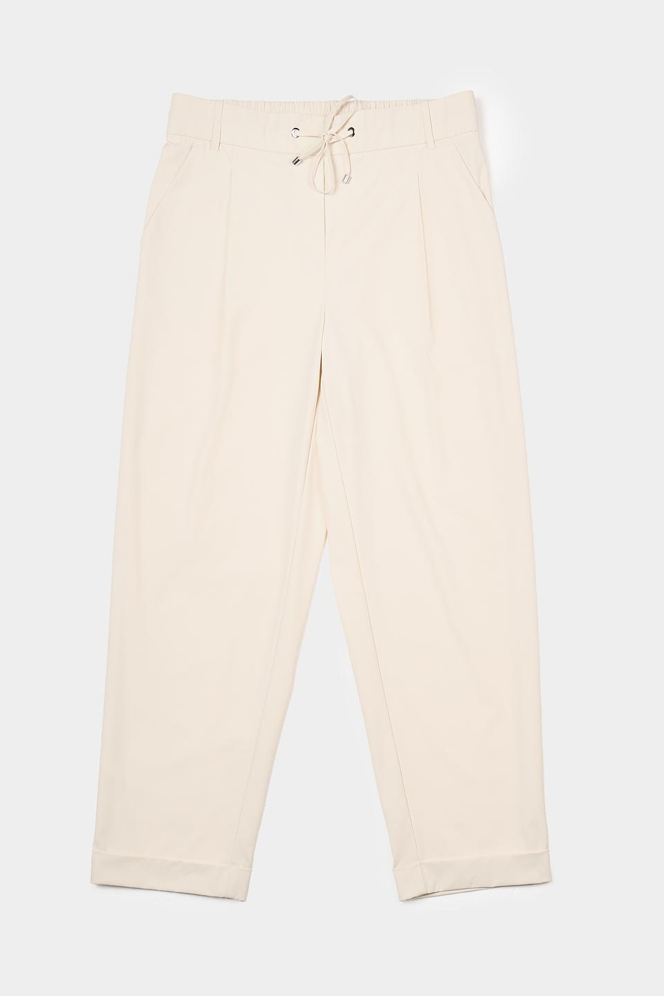 Брюки Pezzo прямого кроя бежевые