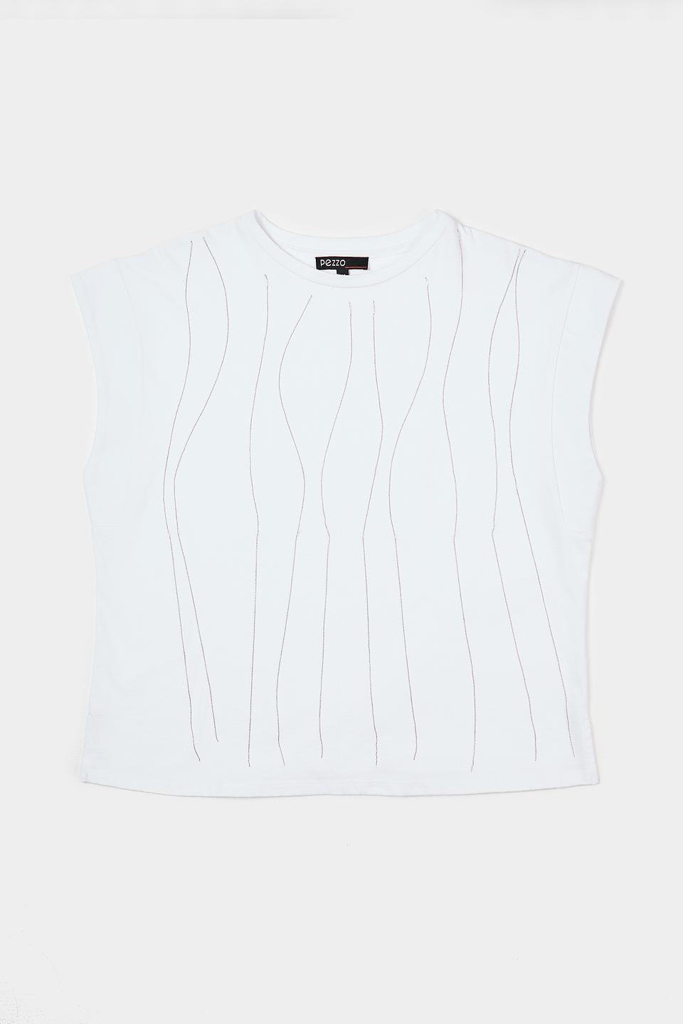 Футболка Pezzo с вертикальной фактурой