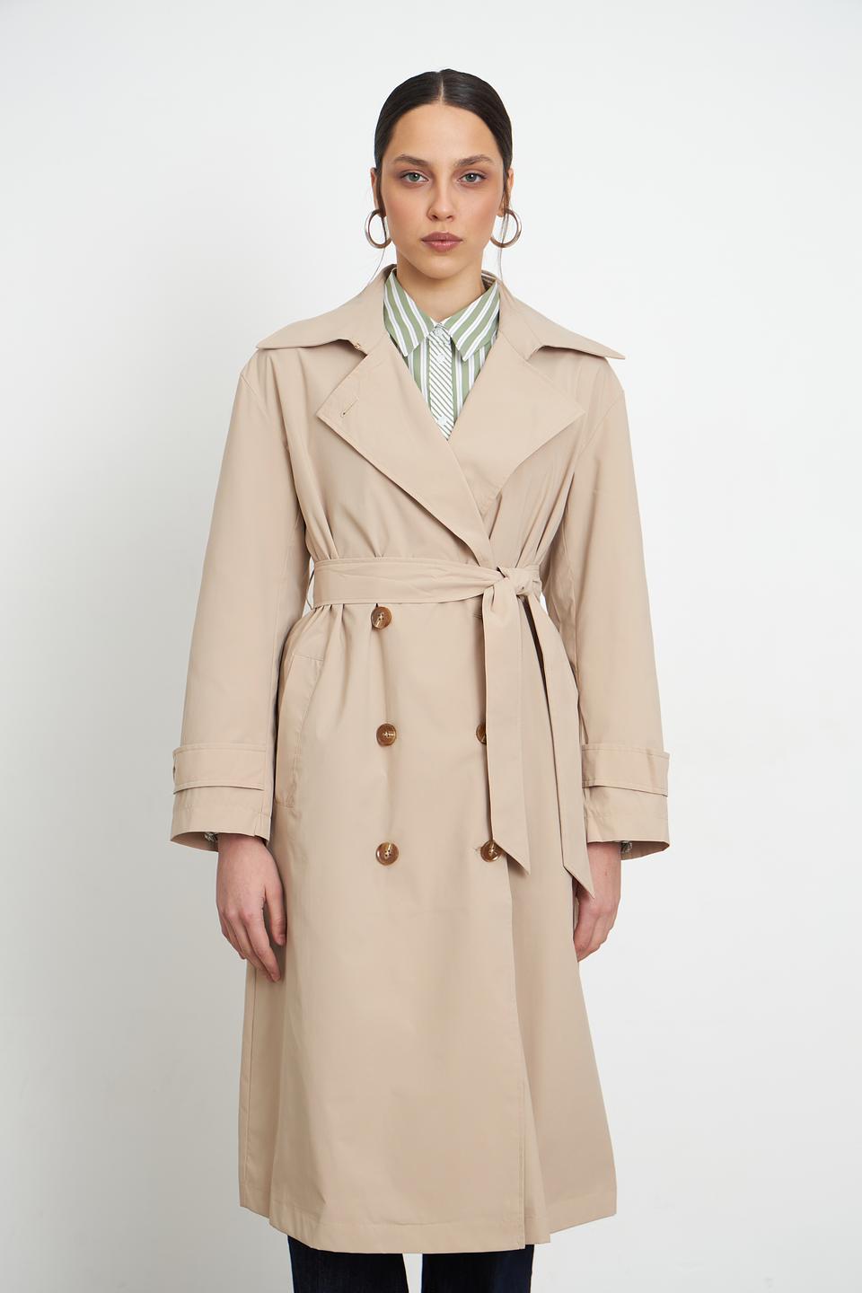 Плащ Pezzo бежевый