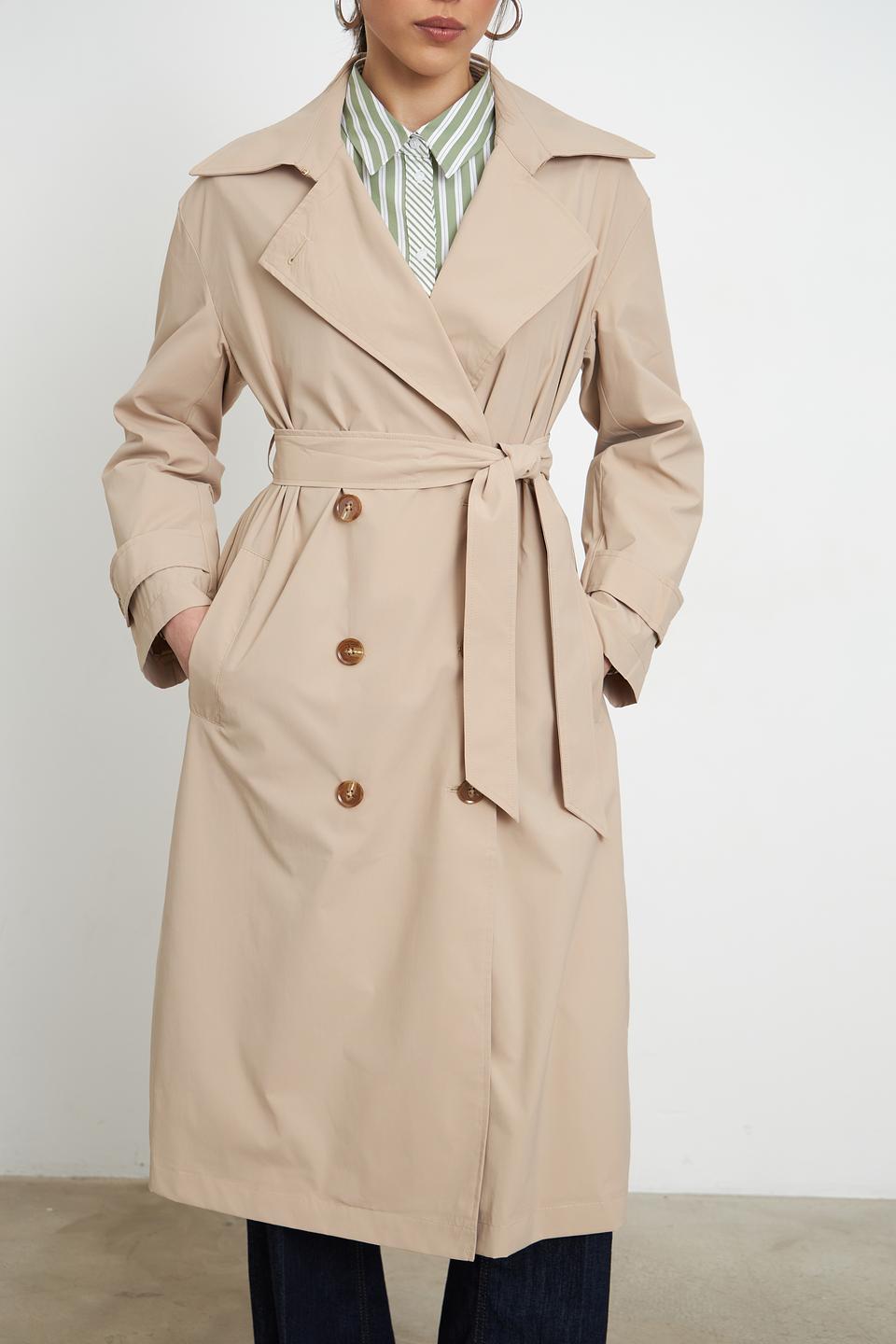 Плащ Pezzo бежевый