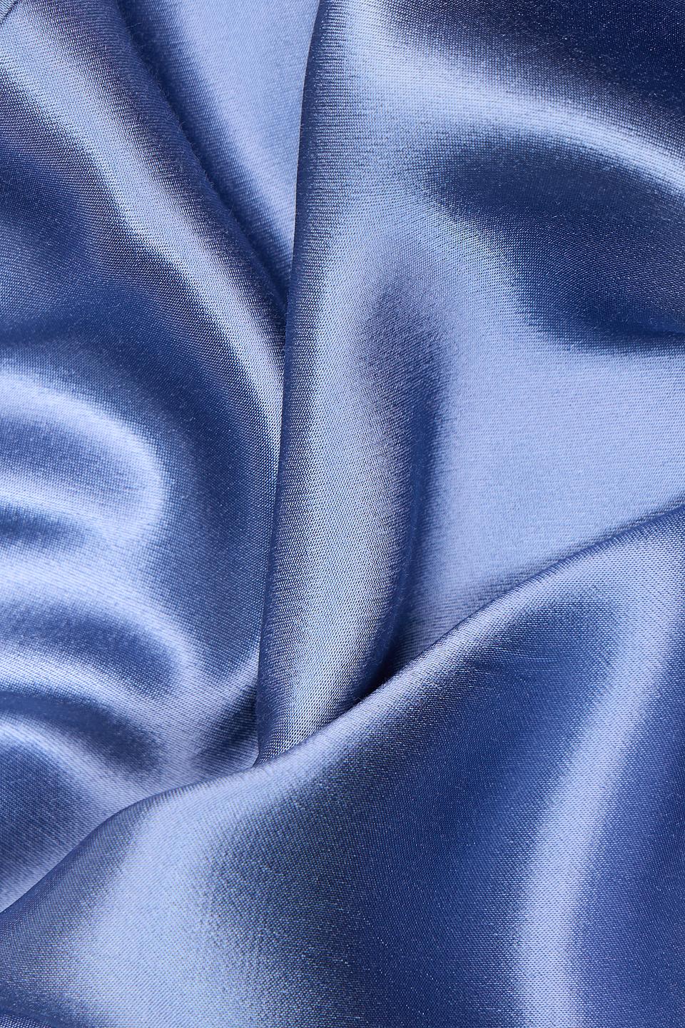 Брюки Pezzo атласные голубые