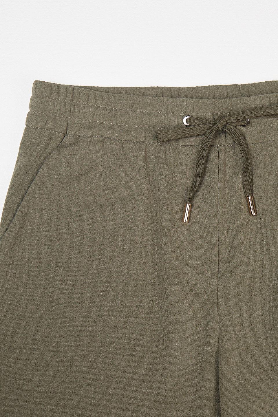 Брюки Pezzo хаки с завязками