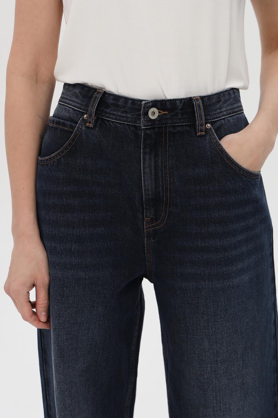 Джинсы Pezzo широкие тёмно-синие