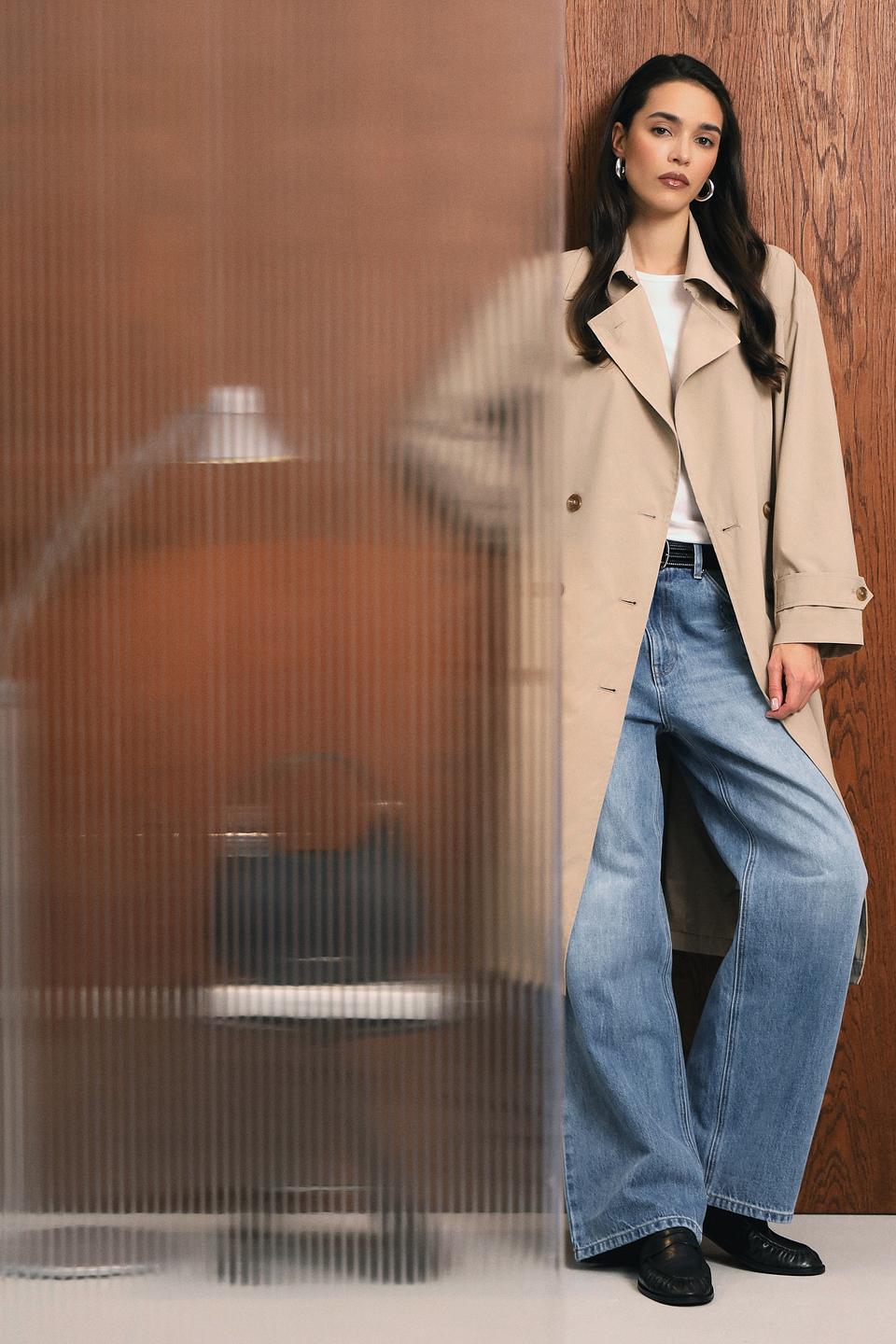 Джинсы Pezzo с вышивкой голубые