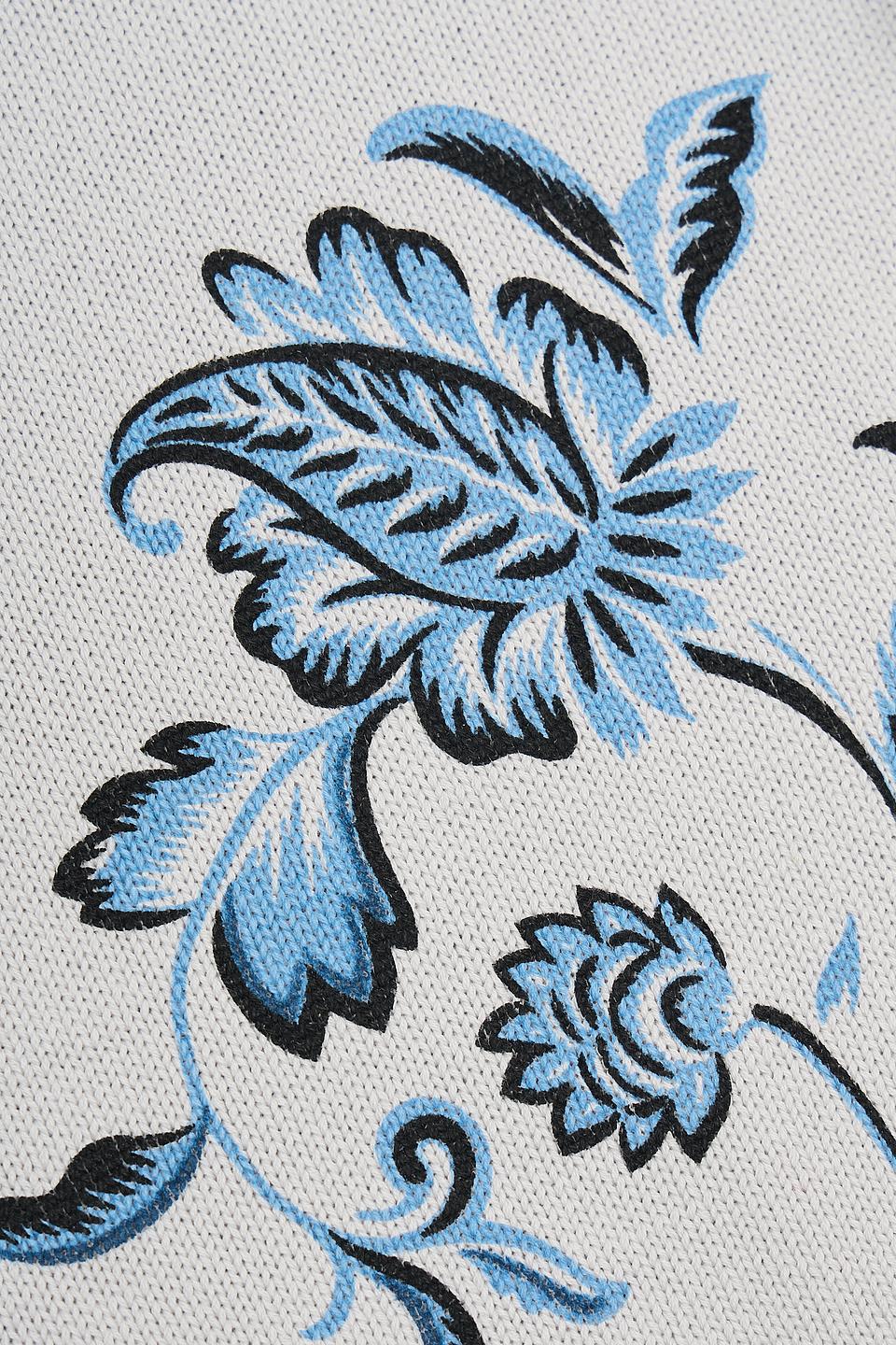 Пуловер Pezzo с цветочным принтом