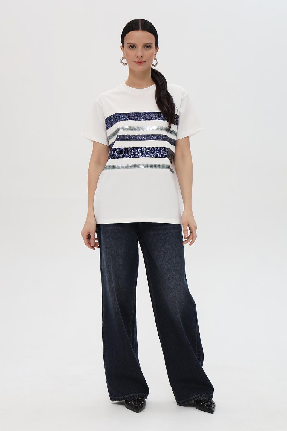 Футболка Pezzo с полосками