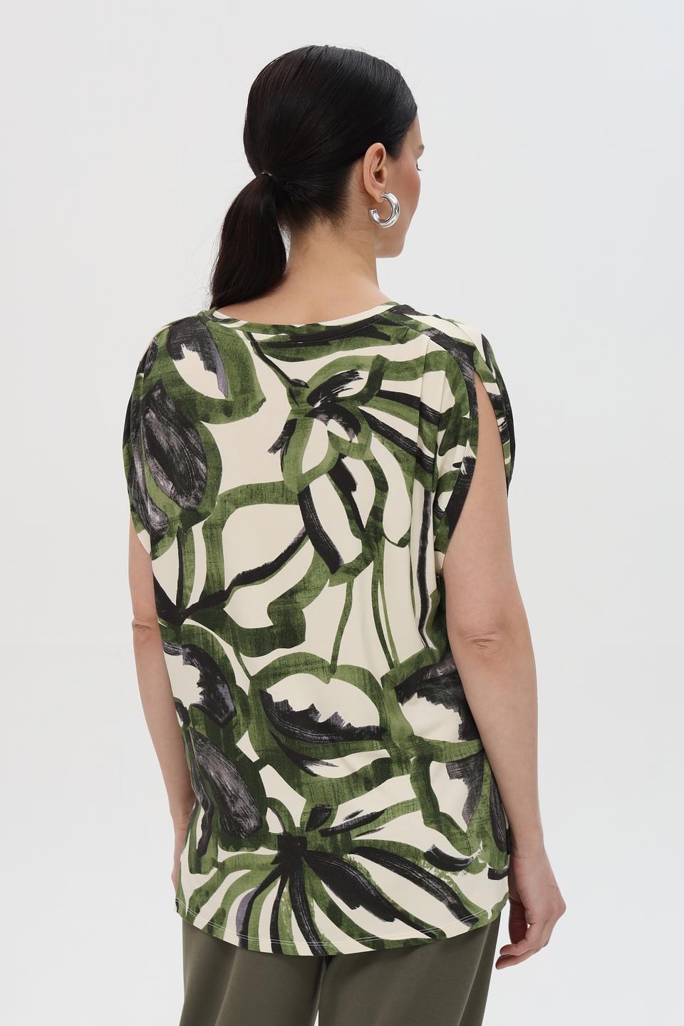 Футболка Pezzo с тропическим принтом