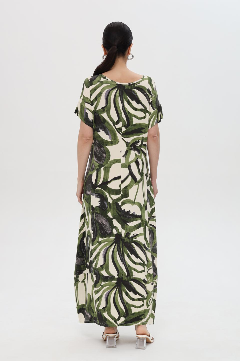 Платье Pezzo с тропическим принтом