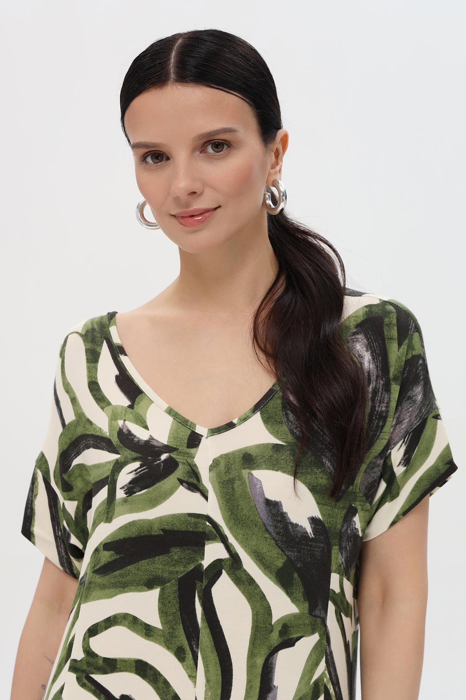 Платье Pezzo с тропическим принтом