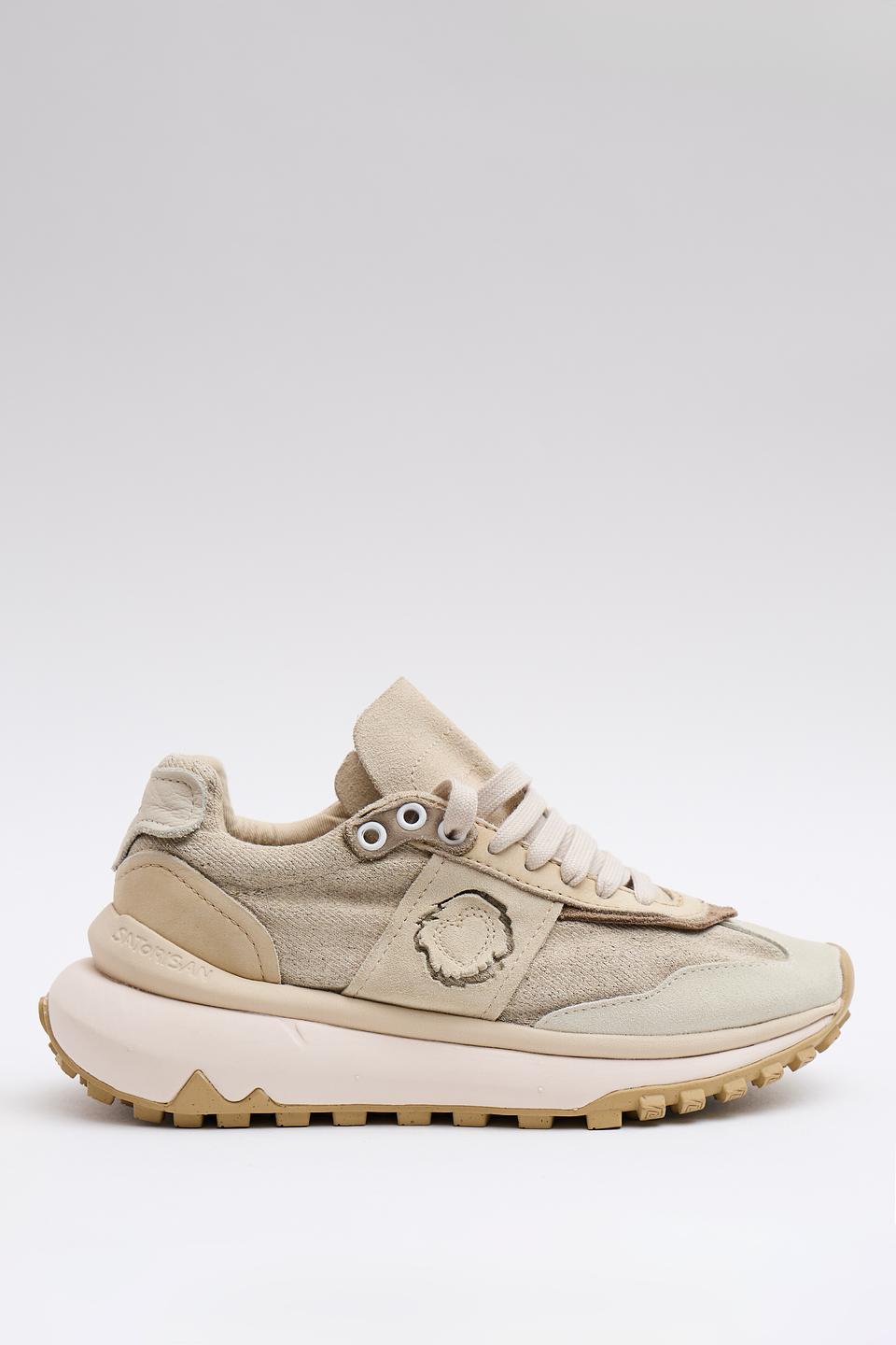 Кроссовки Satorisan бежевые