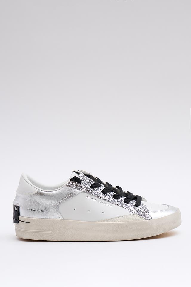 Кроссовки Crime London серебристые