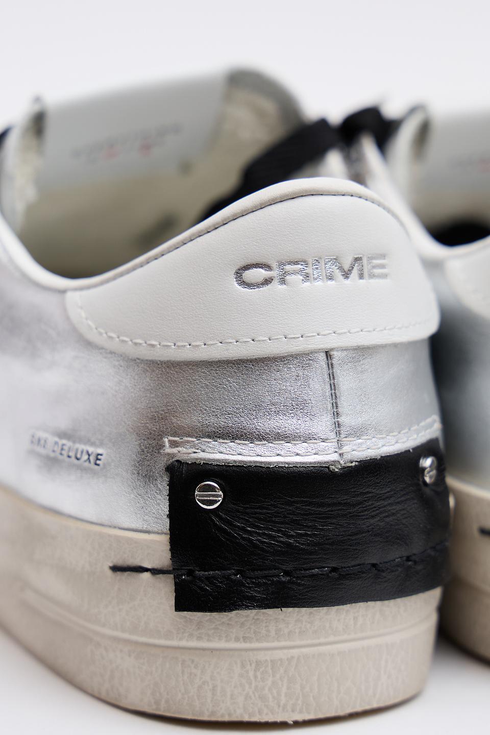 Кроссовки Crime London серебристые