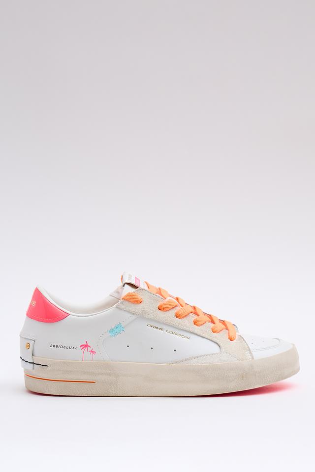 Кроссовки Crime London Skate Deluxe белые