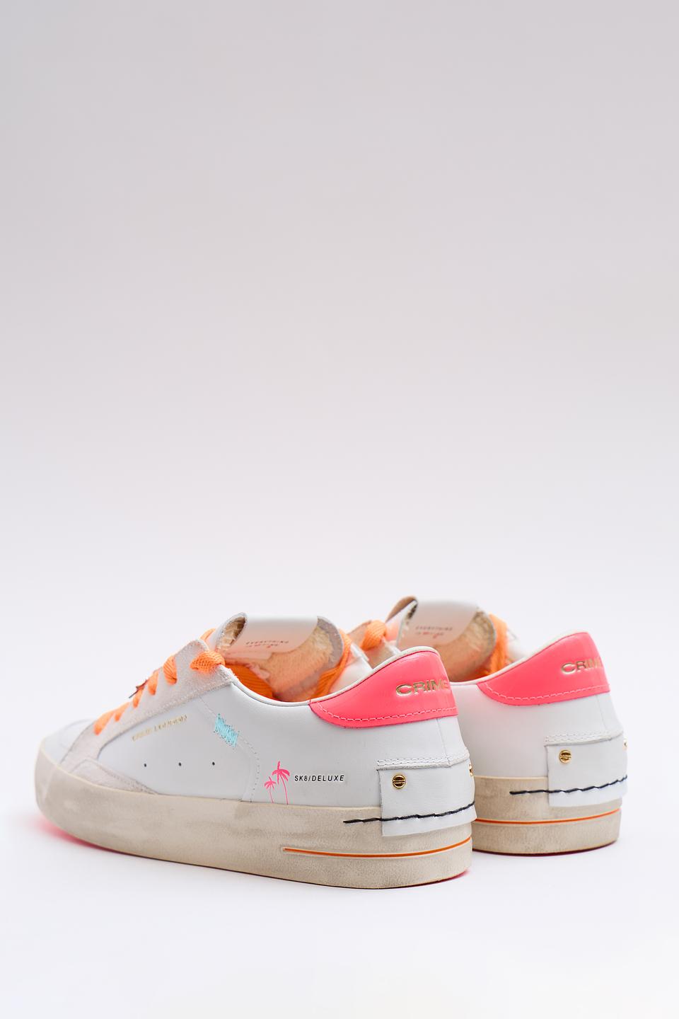 Кроссовки Crime London Skate Deluxe белые