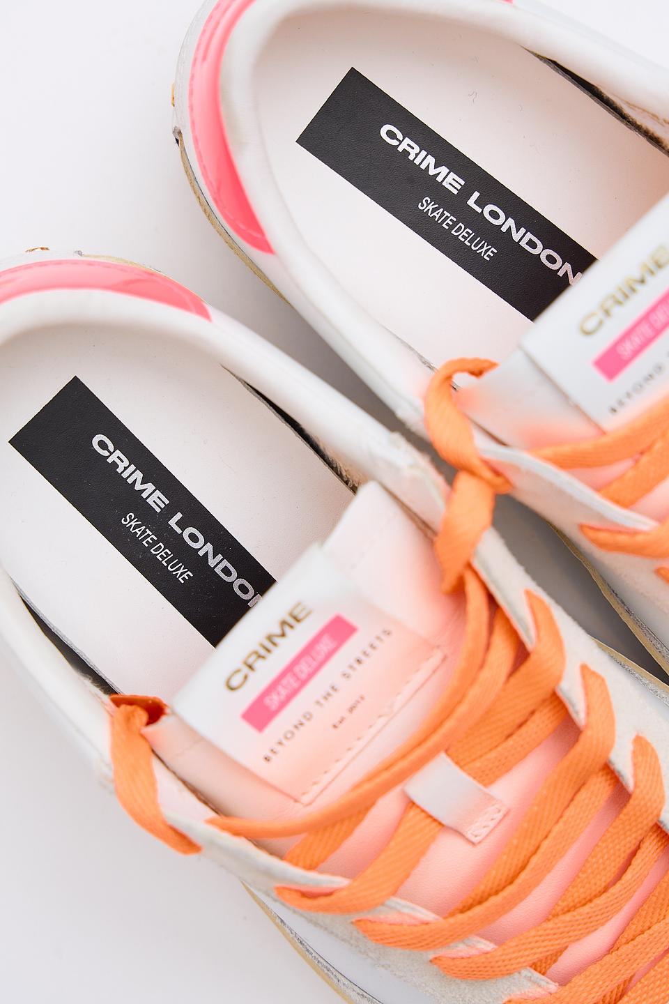 Кроссовки Crime London Skate Deluxe белые