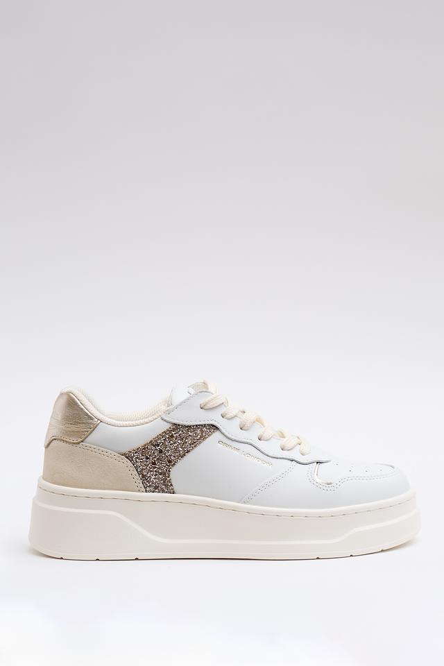 Кроссовки Crime London с глиттером