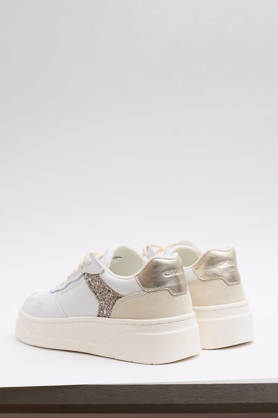 Кроссовки Crime London с глиттером