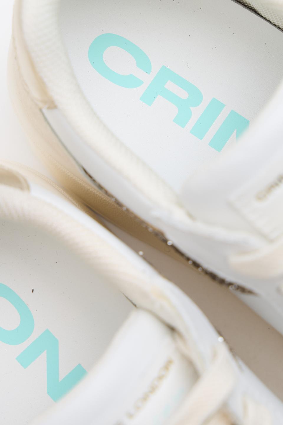 Кроссовки Crime London с глиттером