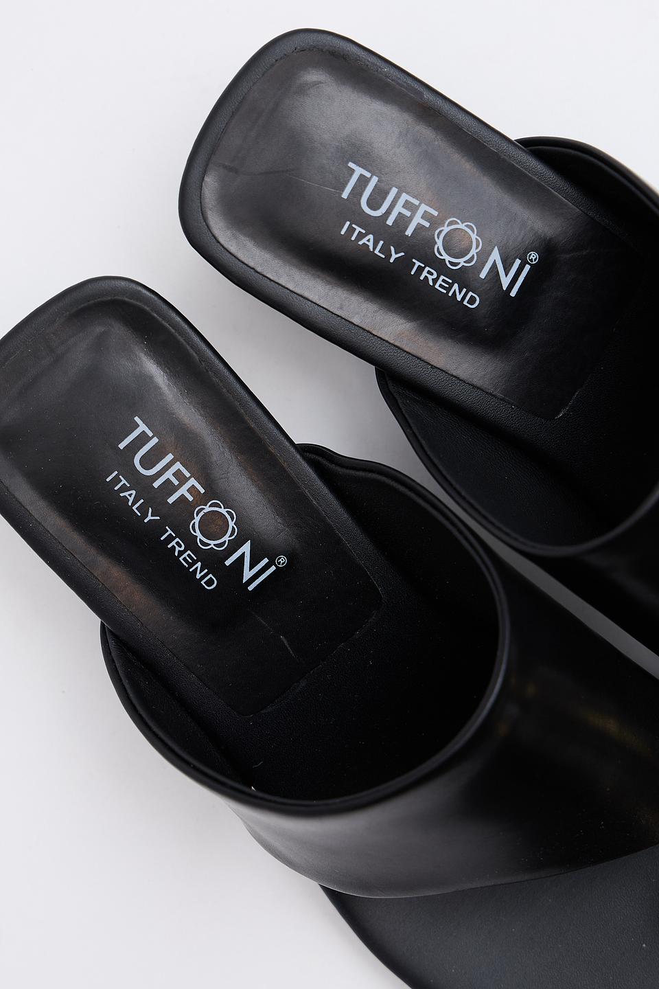 Шлепанцы Tuffoni с золотой отделкой