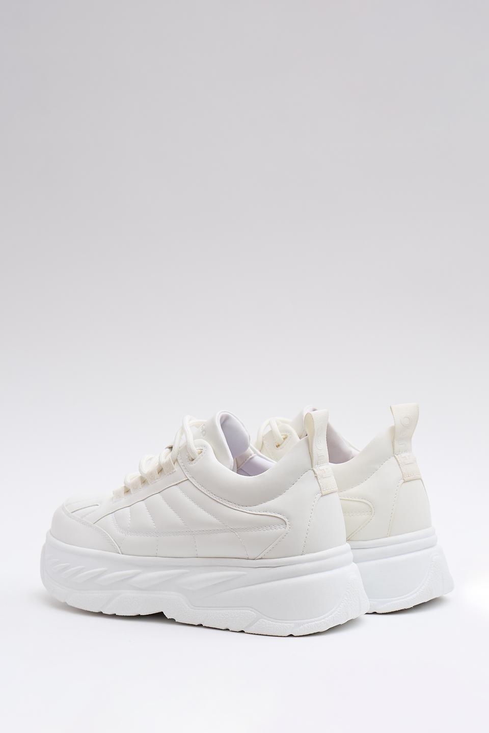 Кроссовки Hugo стеганые белые