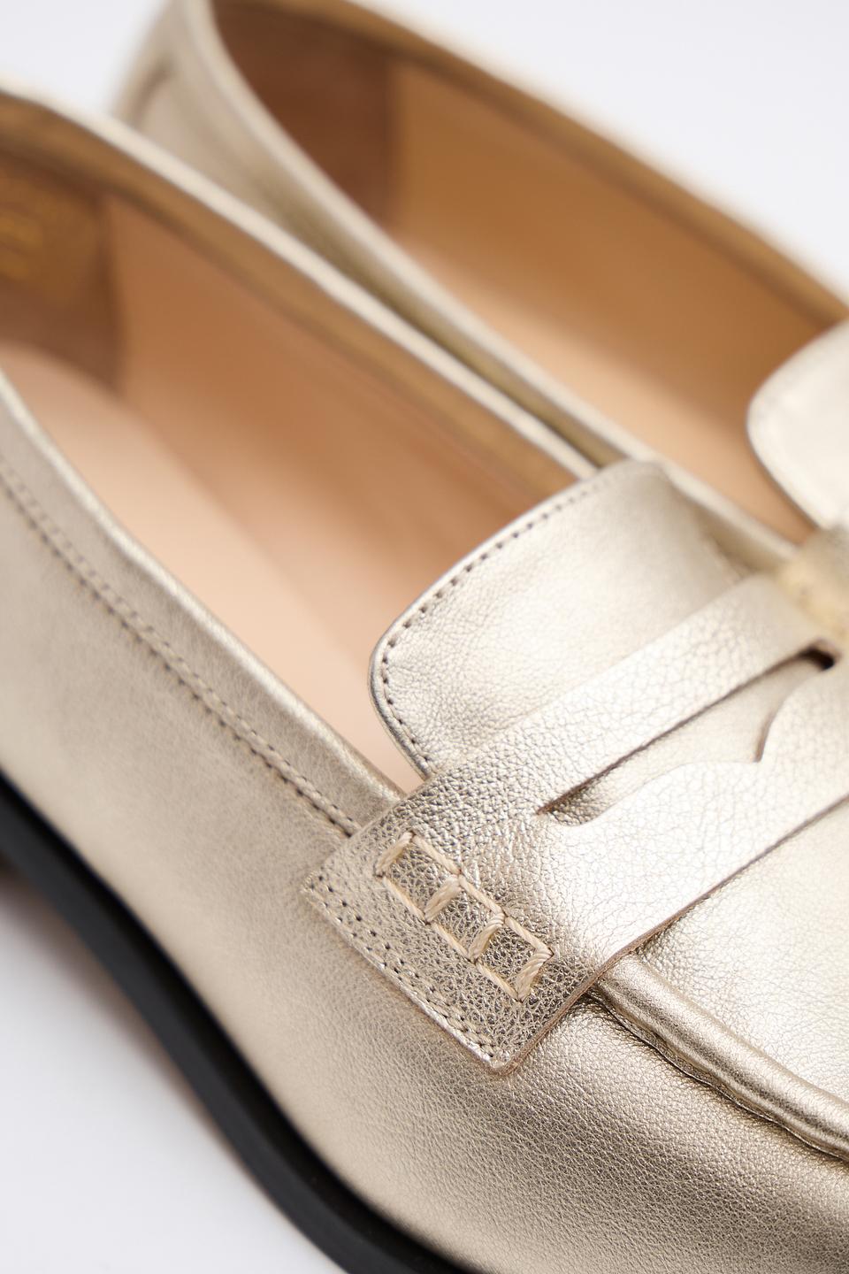 Лоферы Marina Rinaldi Sport золотистые