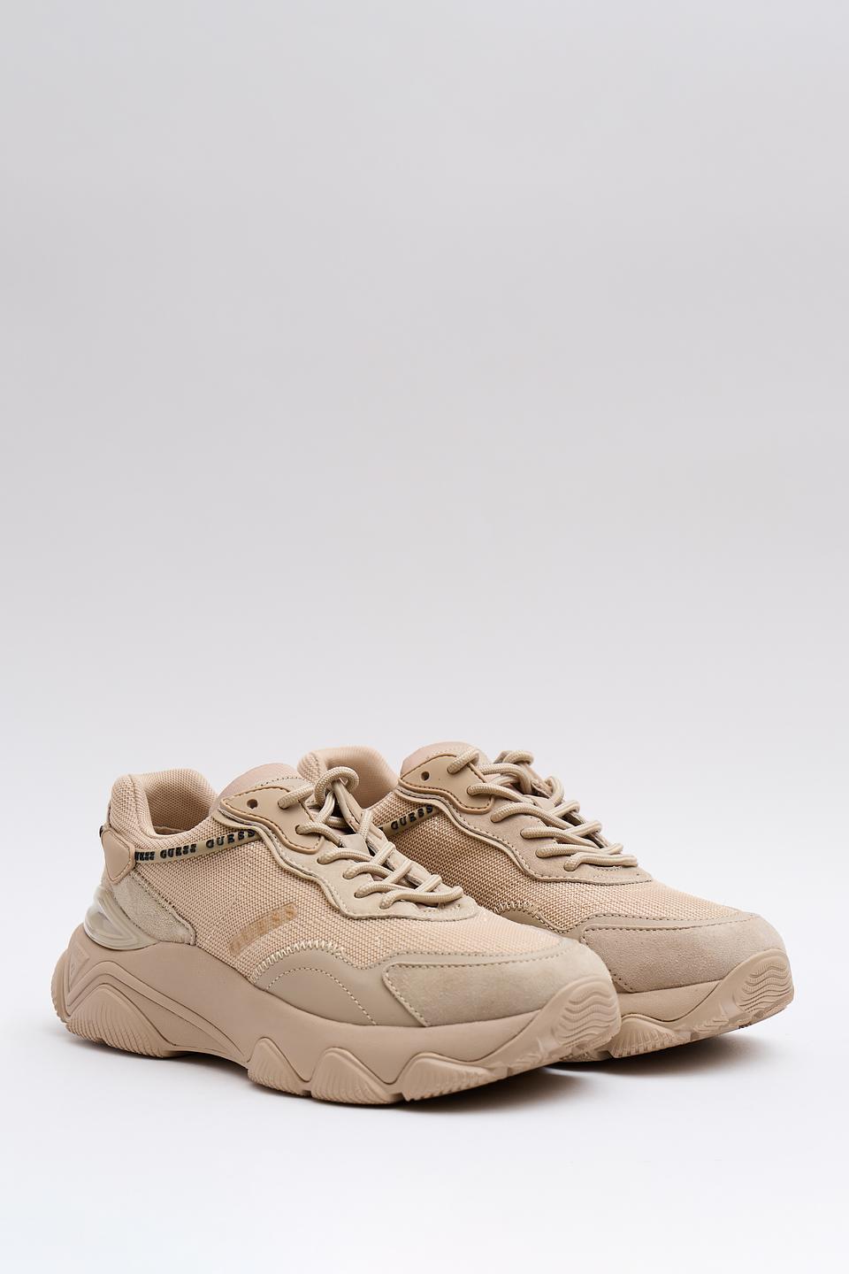 Кроссовки Guess бежевые