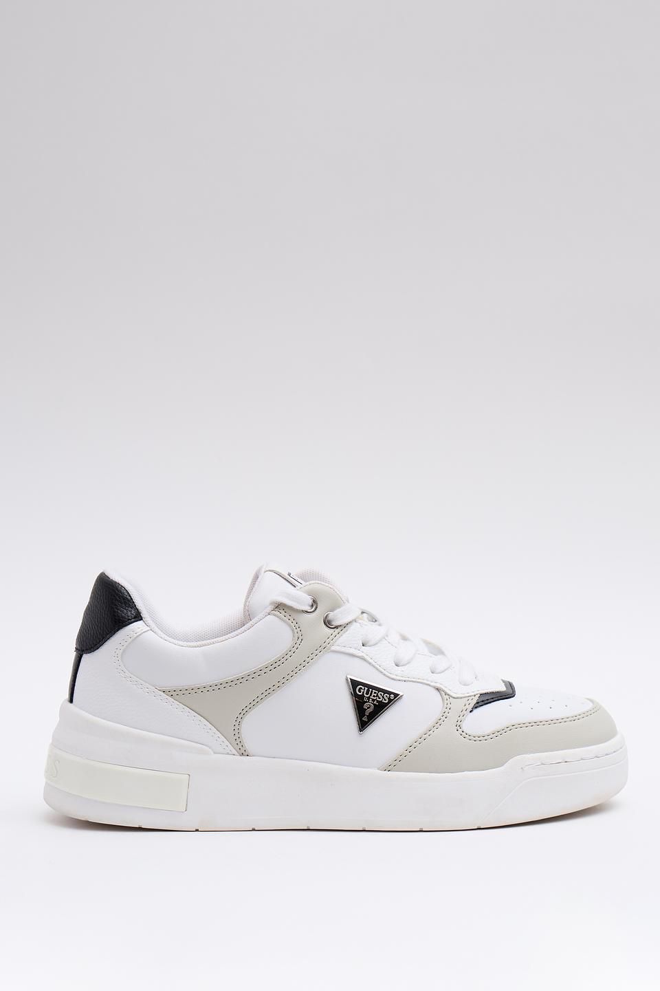 Кроссовки Guess с логотипом белые