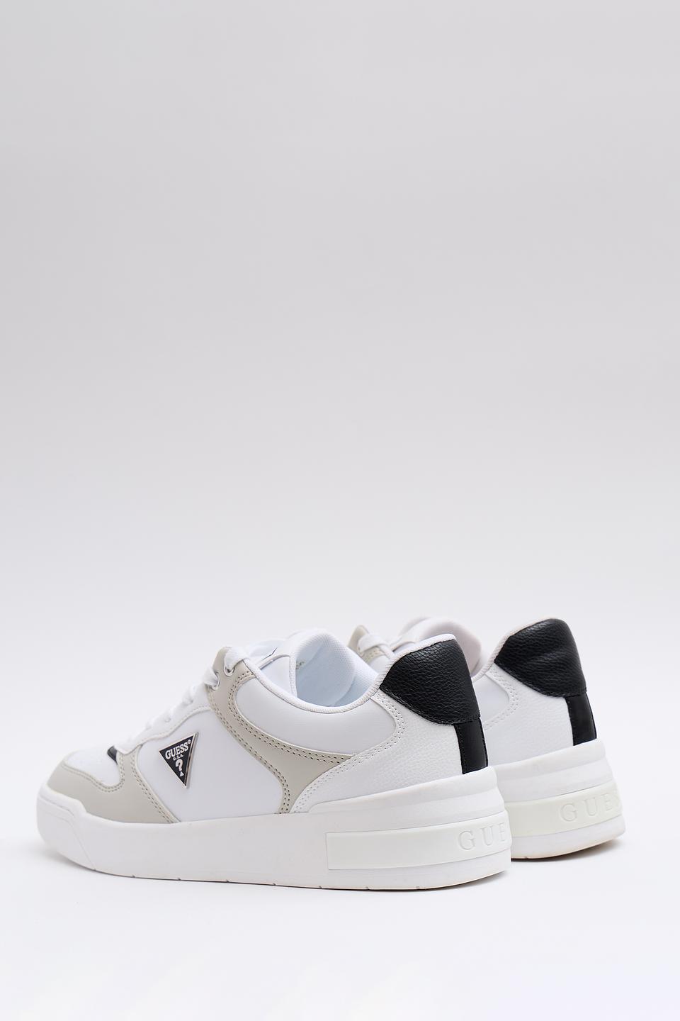 Кроссовки Guess с логотипом белые